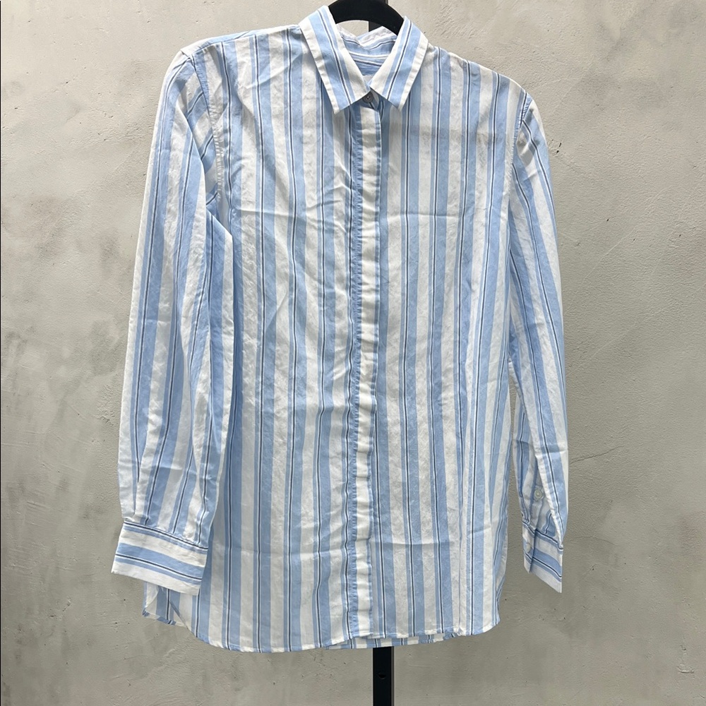 P.S. Paul Smith Classic Blue and White Striped Shirt